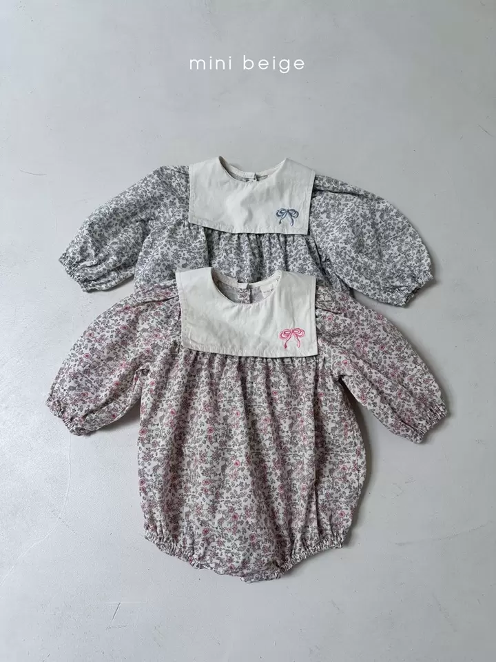 Ribbon Embroider Body Suit