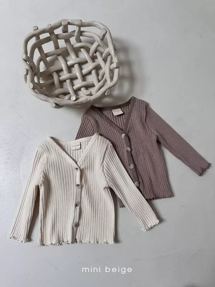 Rib Cardigan