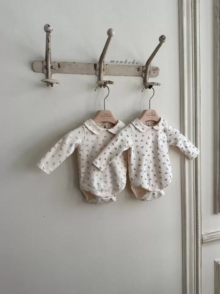 Cherry Collar Body Suit