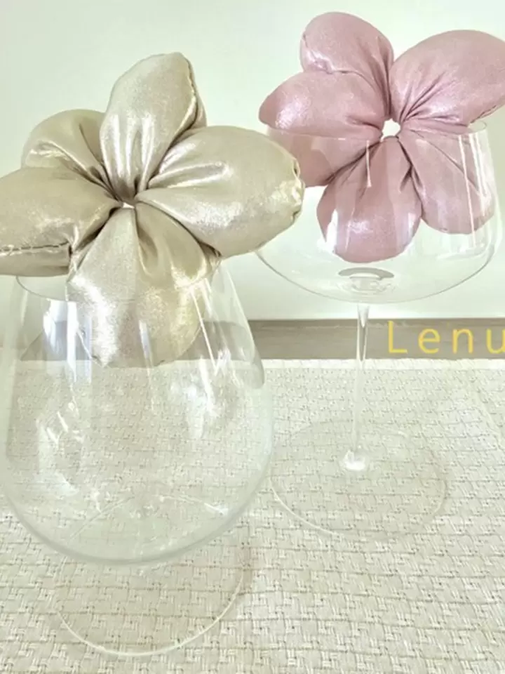 Bling Flower Scrunchy