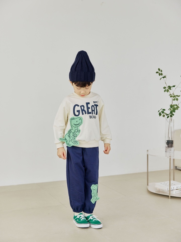 Patch Dinosaur Sweatshirt