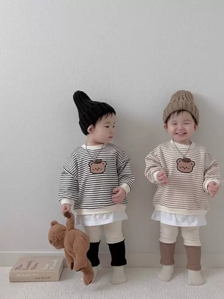 Hats Bear Top Bottom Set