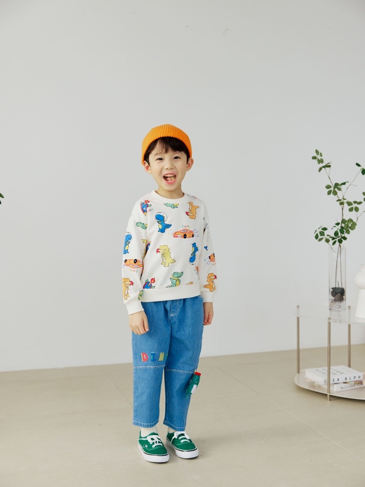 Dinosaur Paint Sweatshirt