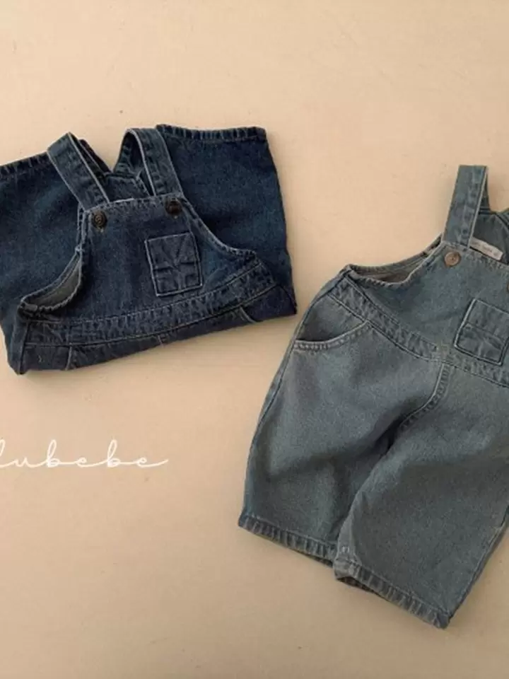 Denim Overalls Body Suit