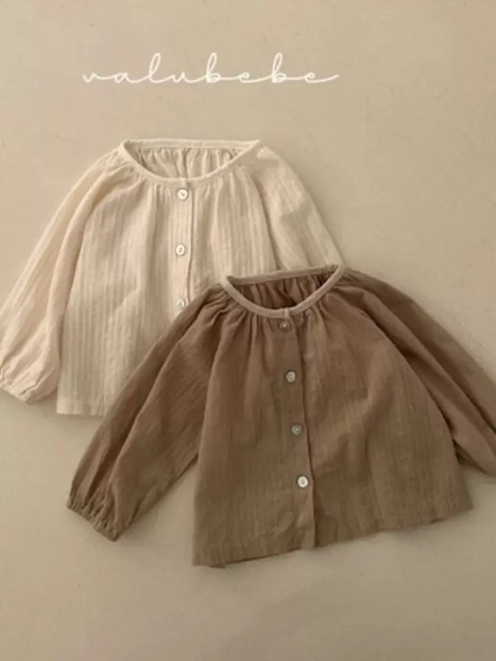 Mocha Shirring Blouse