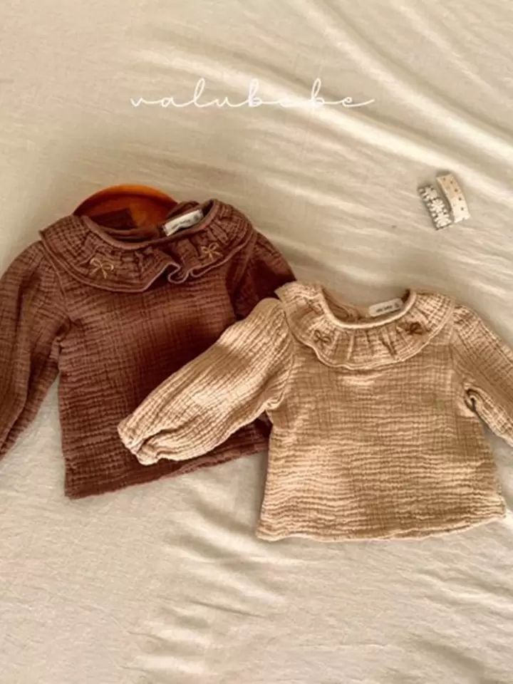 Ribbon  Embroider Blouse