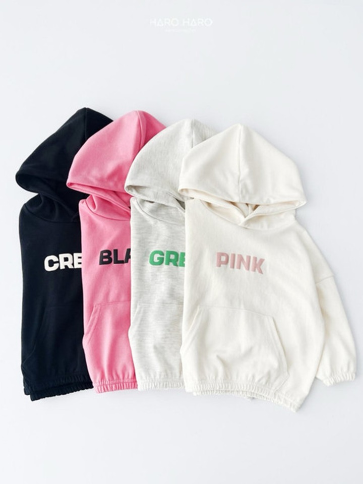 Lettering Color Hoody Tee