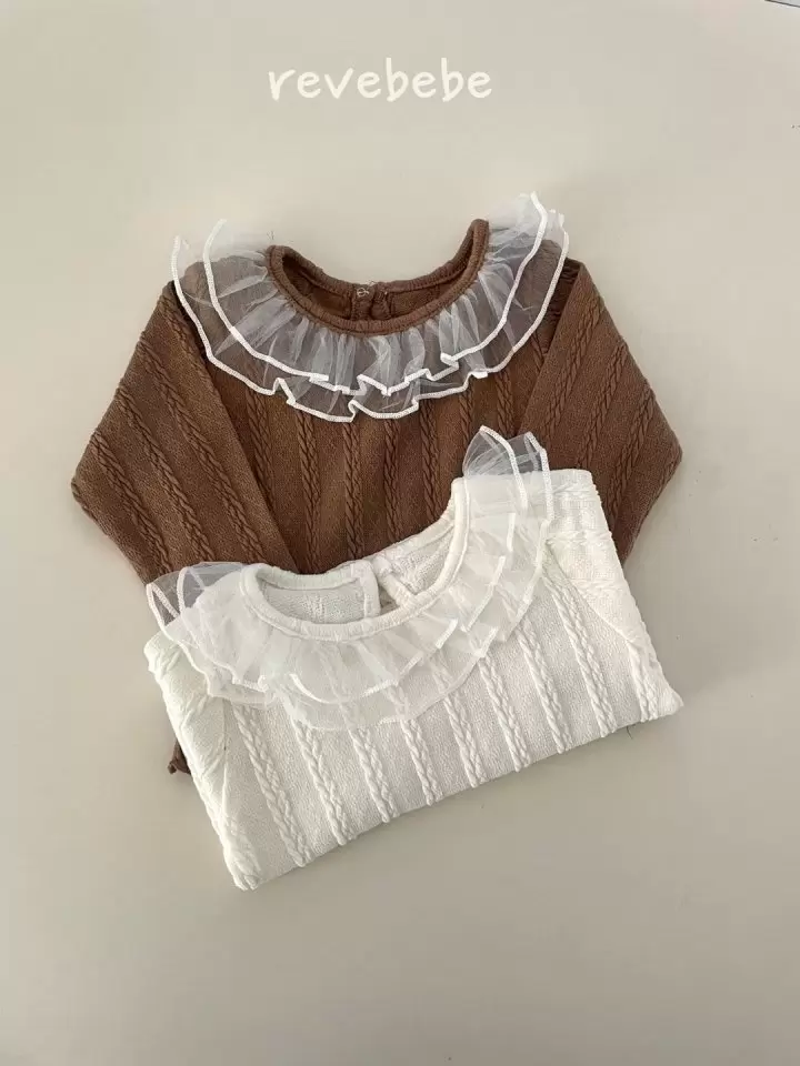 Bebe Lace Frill Knit