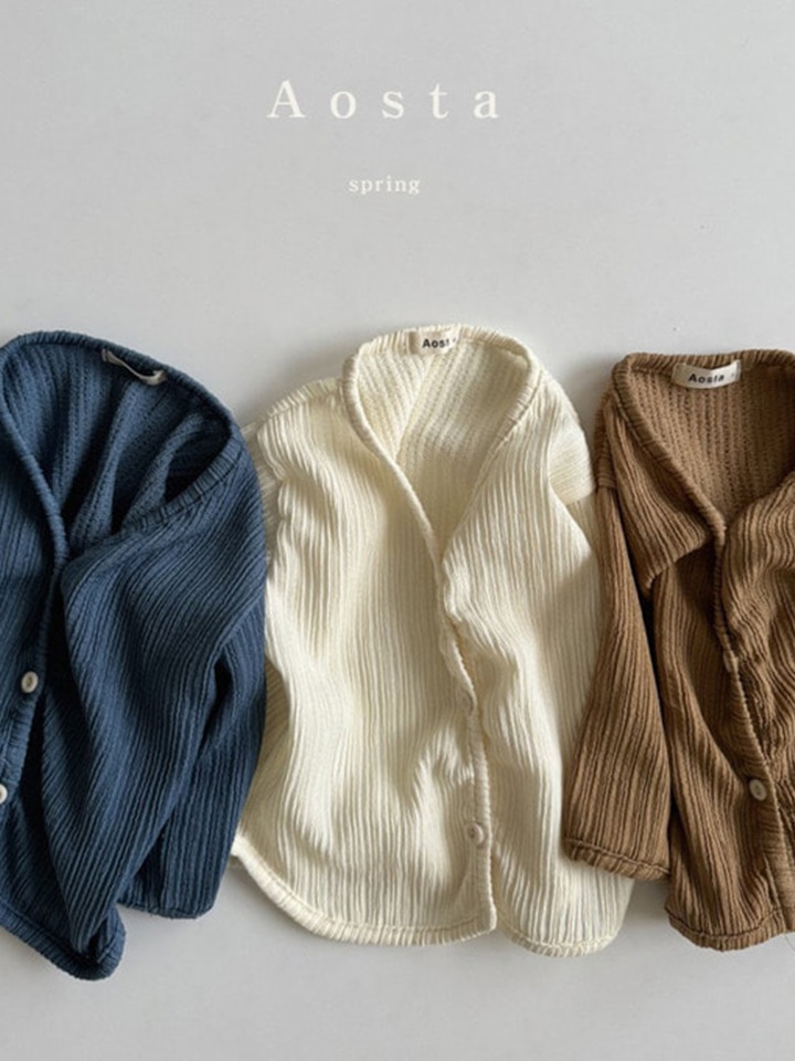 Pleats Cardigan