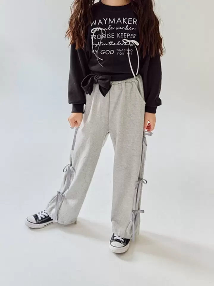 Ribbon Wide Pants