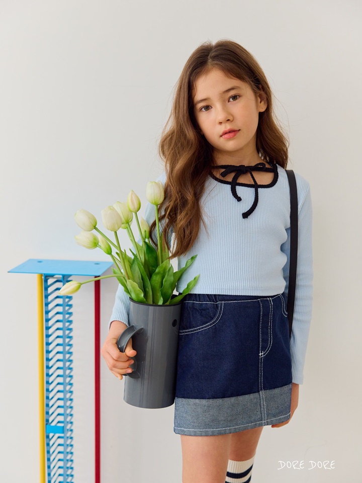 Color Mini Skirt Pants
