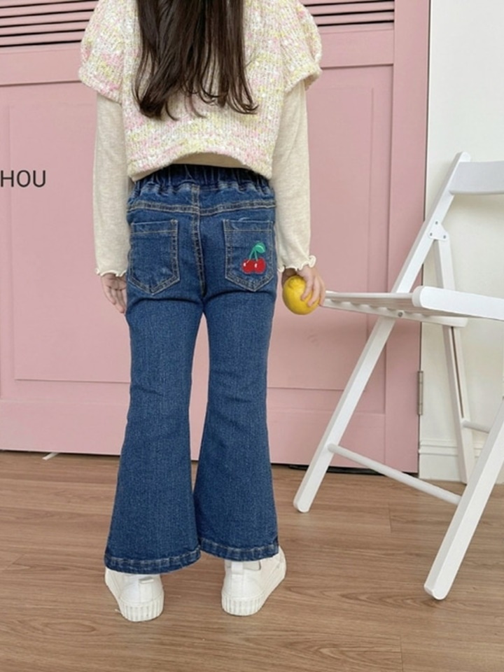 Cherry Boots Cut Pants
