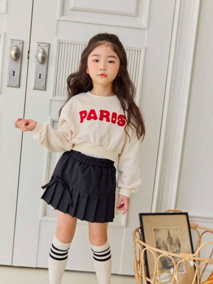 Paris Crop Sweatshirt