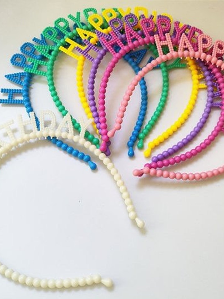 Bead Birthday Hair Band