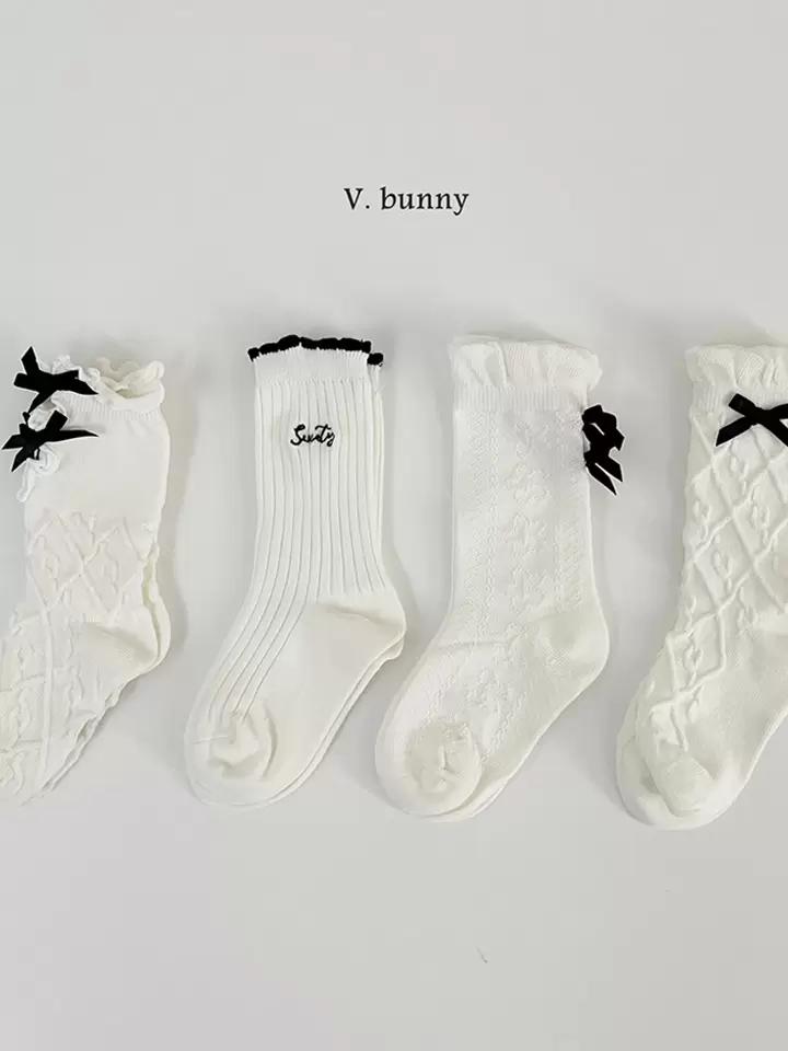 Terry Ribbon Socks Set