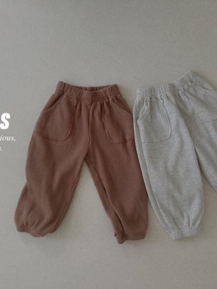 Waffle Pocket Jogger Pants