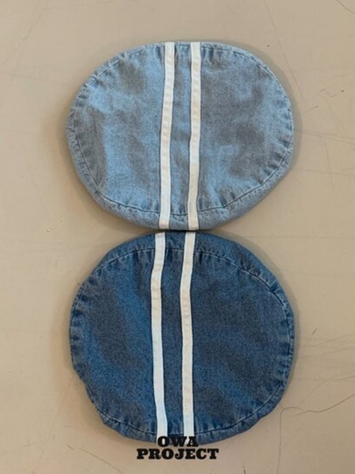 Tape Denim Beret Tape Denim Beret