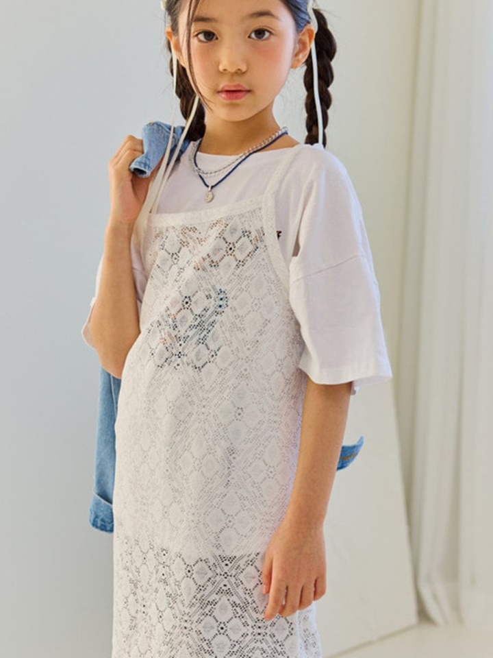 Lace Sleeveless One-Piece