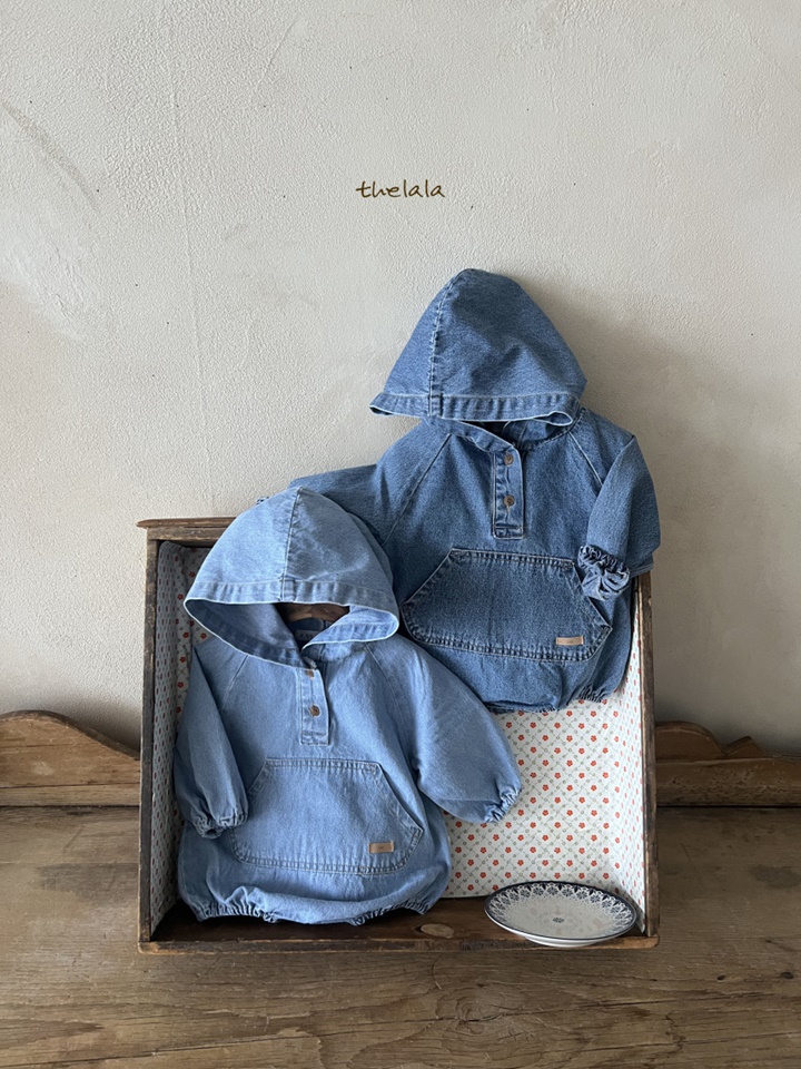 Hoody Denim Body Suit