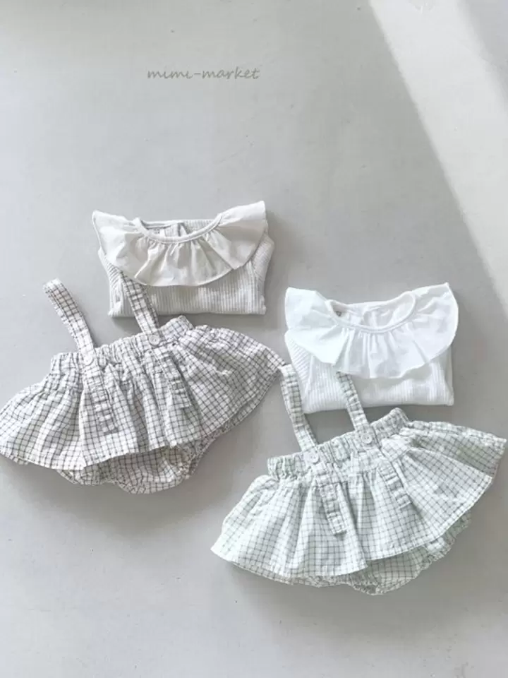 Pin Check Canopy Skirt