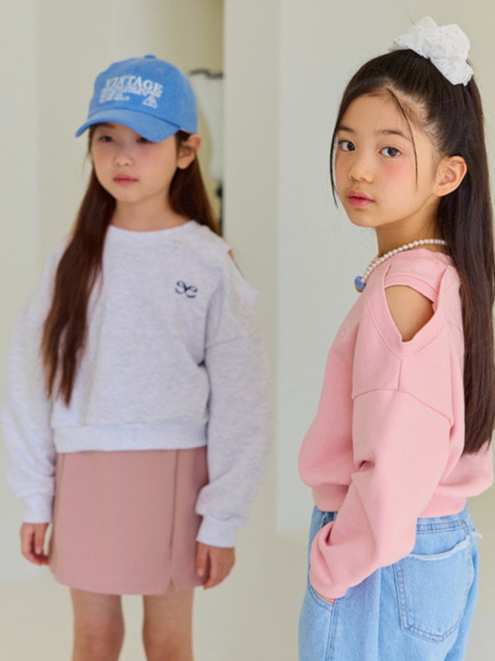 Unbalance Slit Sweatshirt