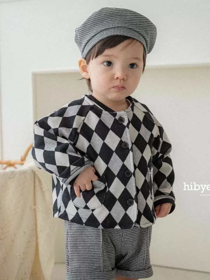 Cross Argyle Cardigan