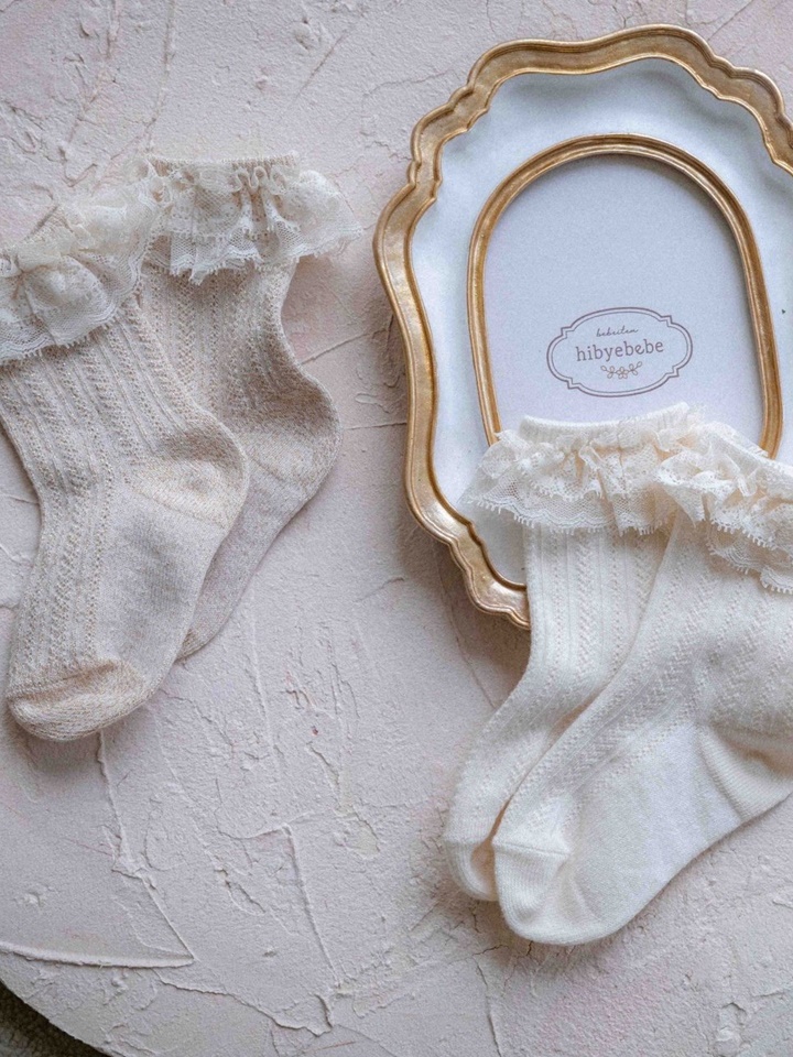 Milka Lace Socks Two Type Set