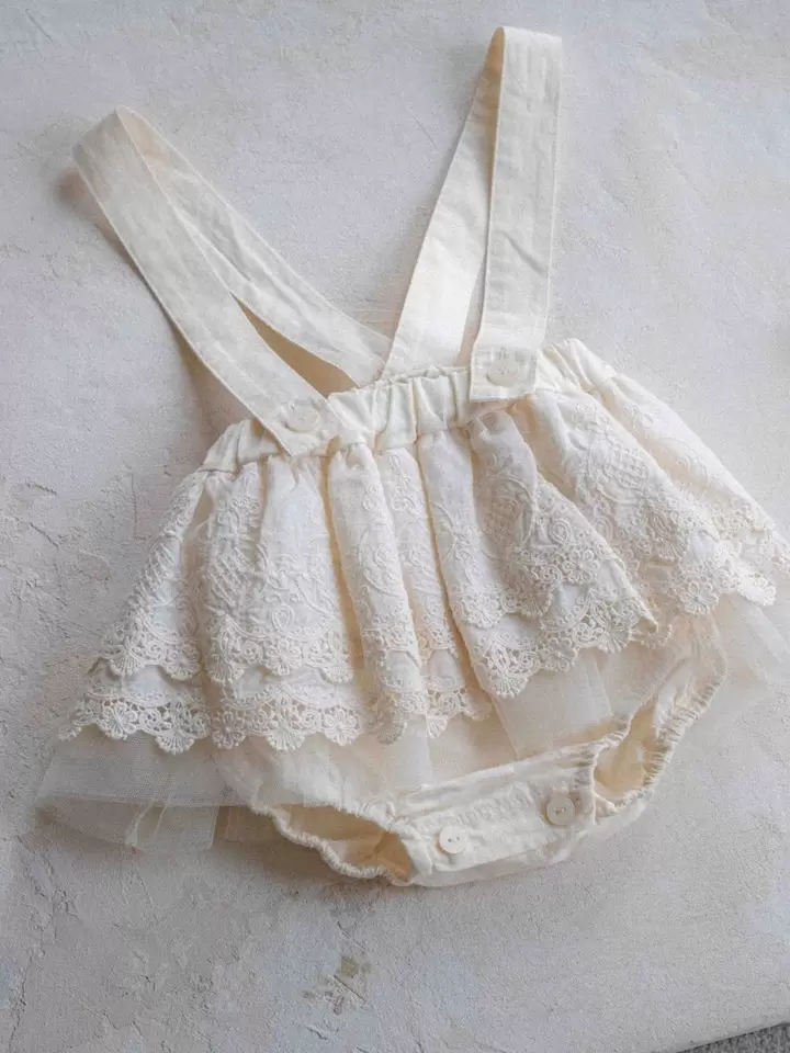 Lace Dungarees Bloomers