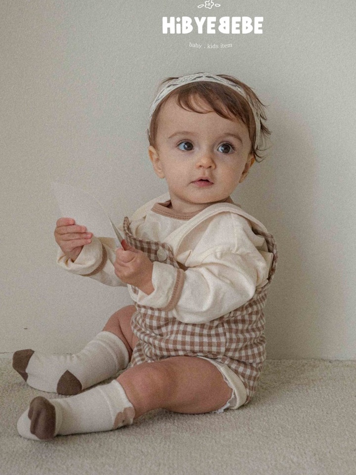 Wiley Check Dungarees Body Suit