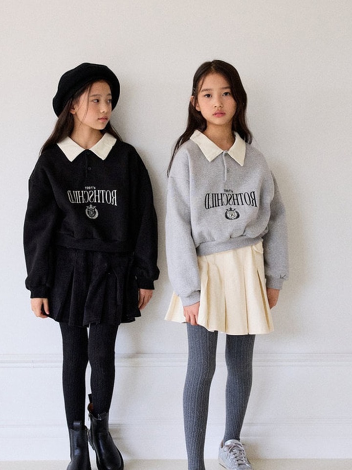 School Collar Sweatshirt School Collar Sweatshirt