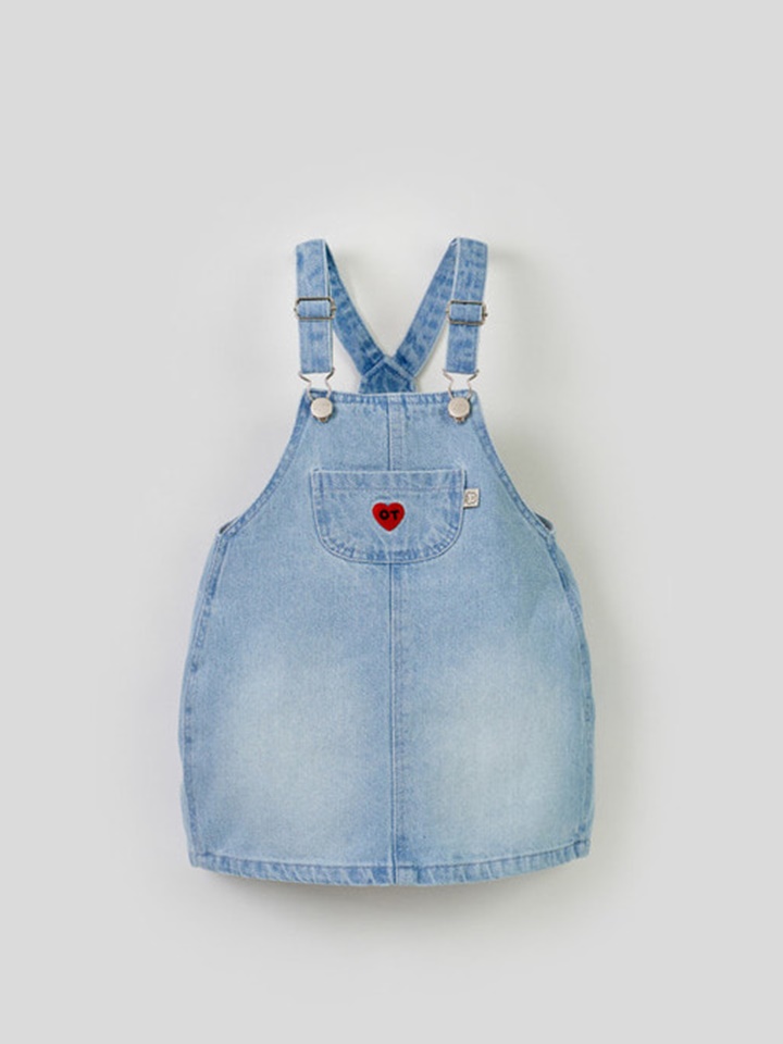 Cool Denim Dungarees One-Piece