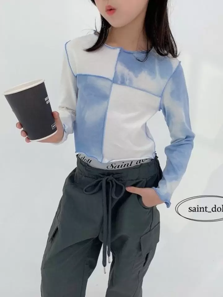 Water Paint Crop Tee Water Paint Crop Tee