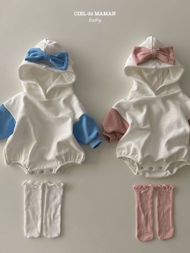 Ribbon Hoody Body Suit Ribbon Hoody Body Suit