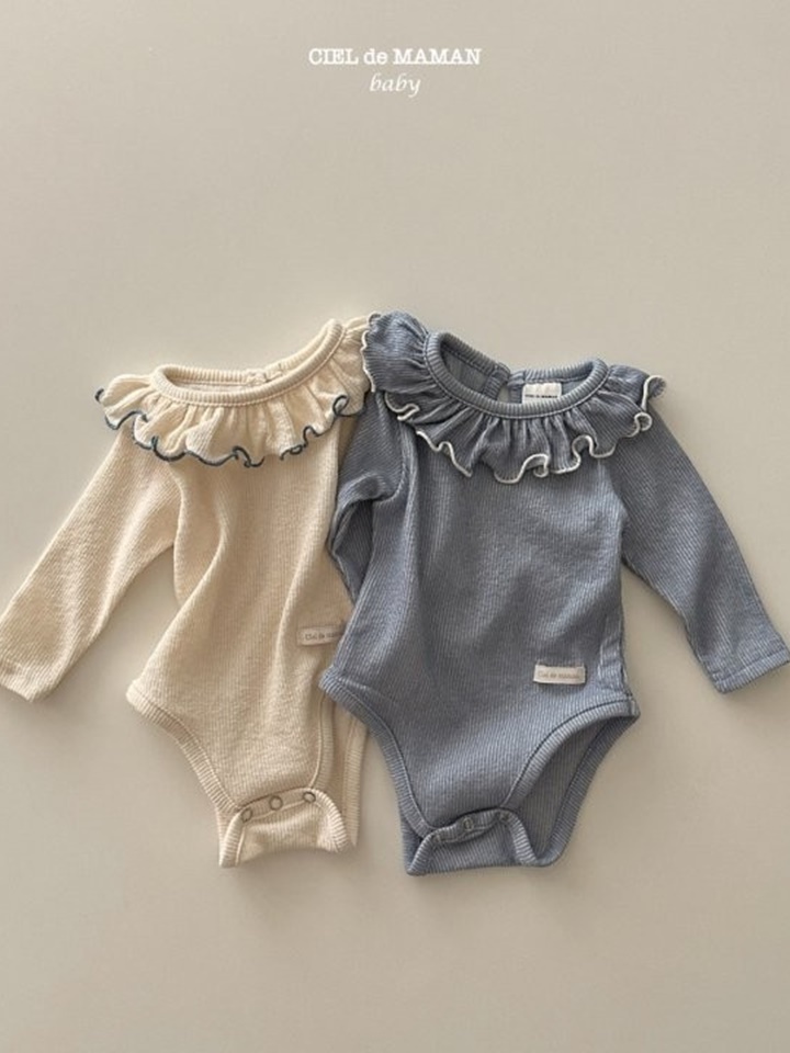 Rib Frill Body Suit Rib Frill Body Suit
