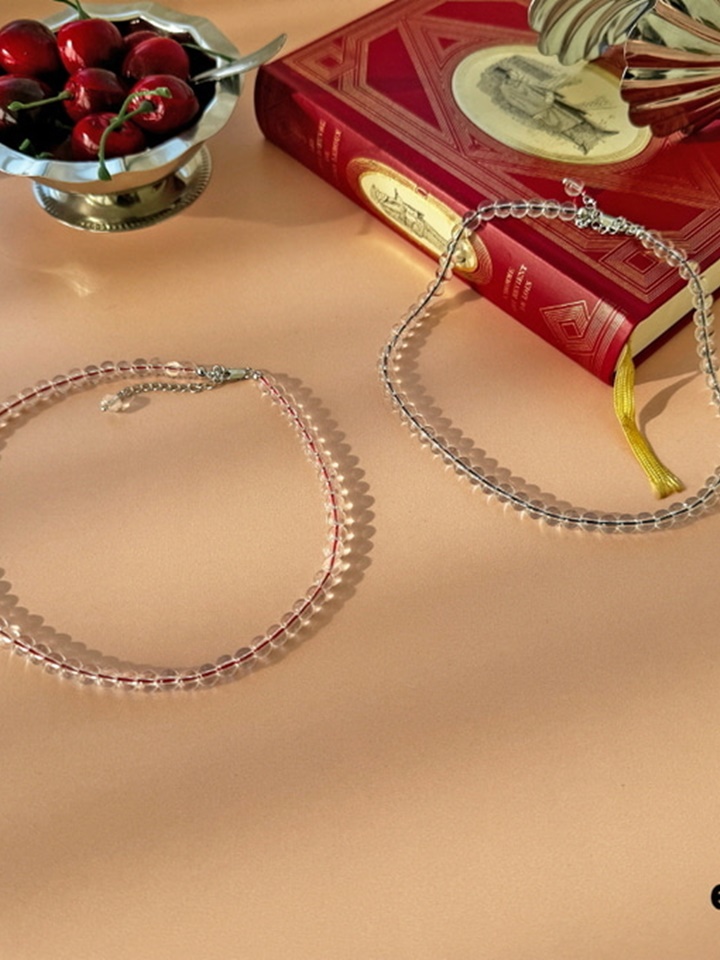 Clear Bead Necklace