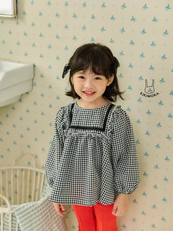 Bon Bong Check Blouse Bon Bong Check Blouse