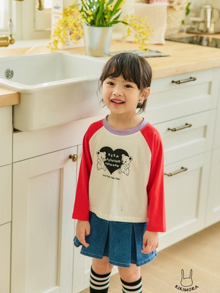 Heart Bear Raglan Tee Heart Bear Raglan Tee