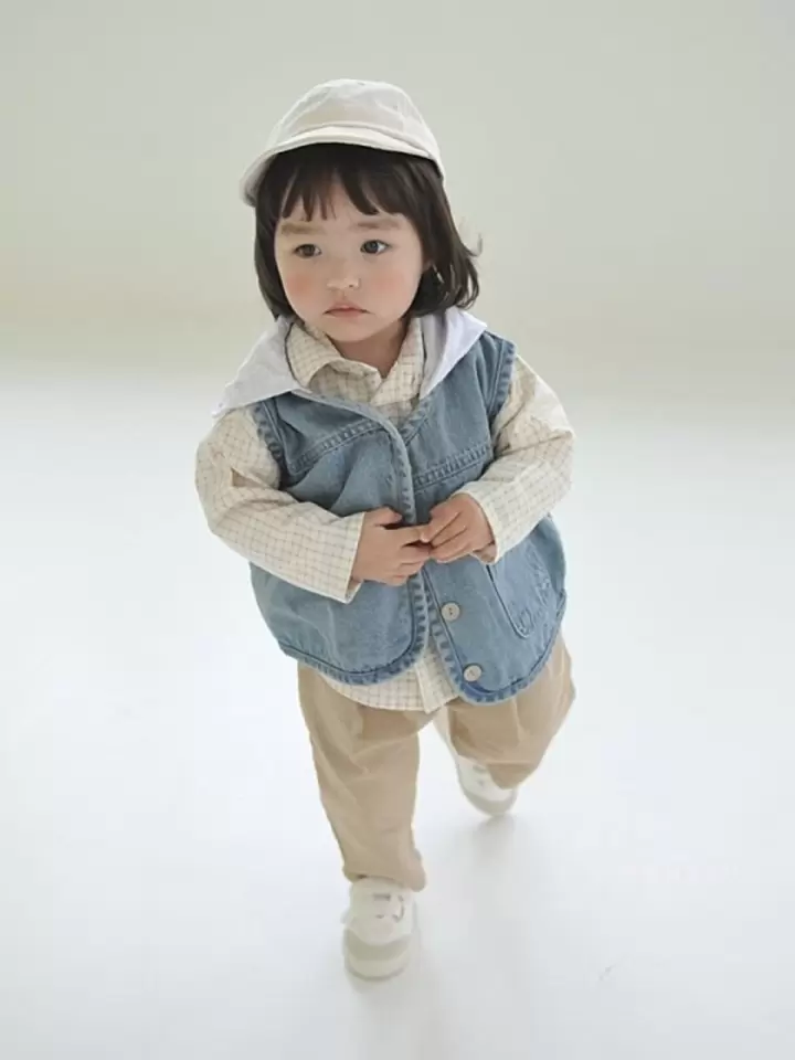 Denim Hoddy Vest Denim Hoddy Vest