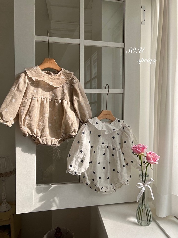 Dot Collar Body Suit Dot Collar Body Suit
