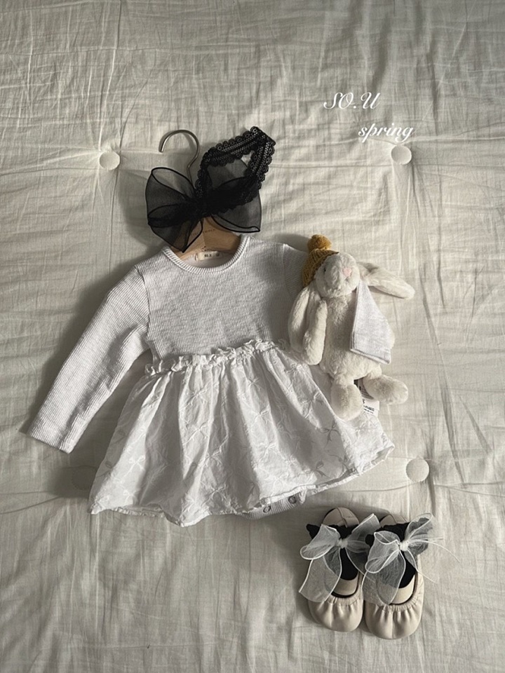 Rib Ribbon Skirt Body Suit Rib Ribbon Skirt Body Suit