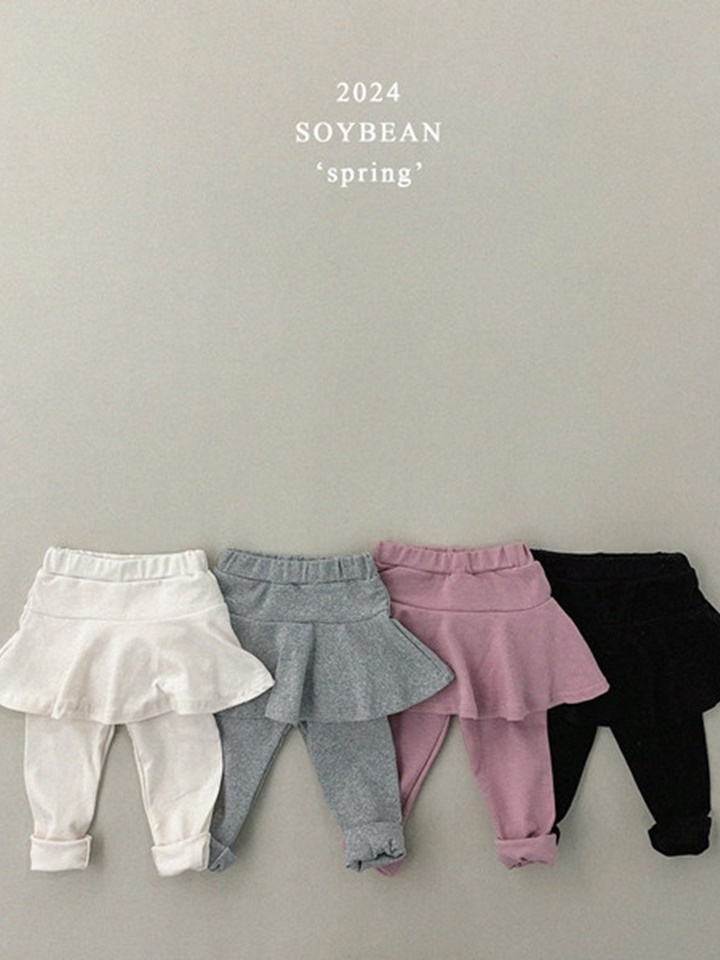Span Wide Skirt Leggings