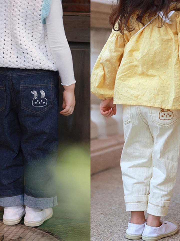 Roll Up Denim Pants