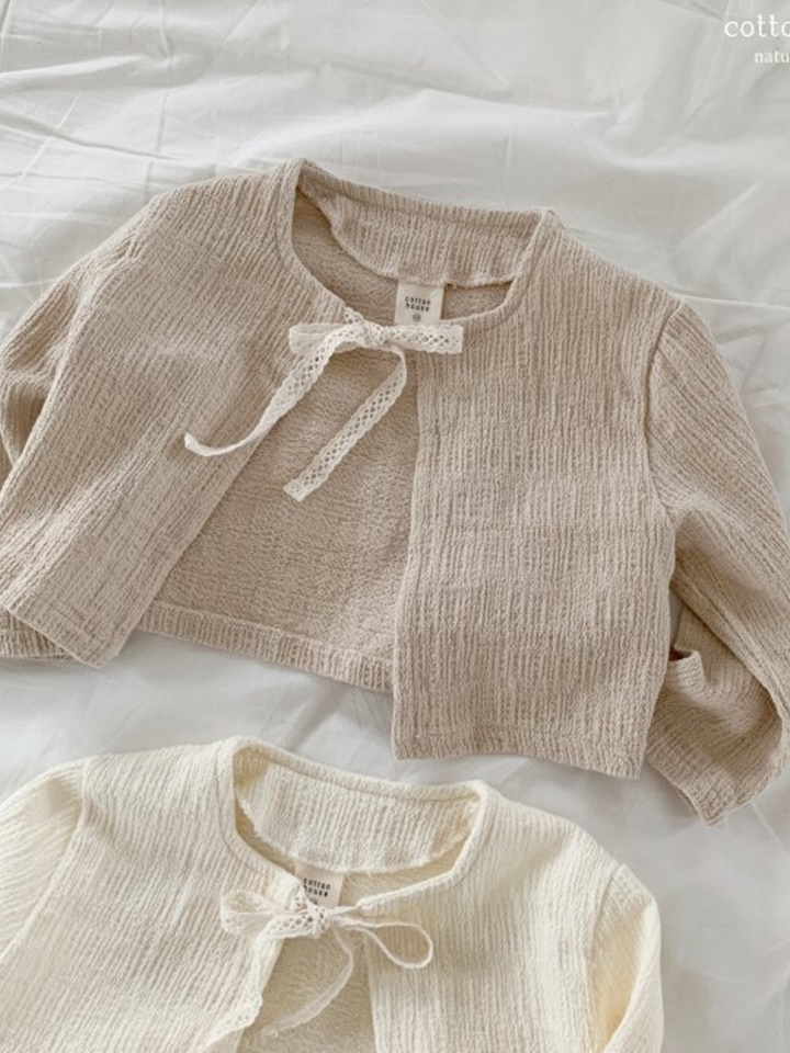 Mari Lace String Cardigan