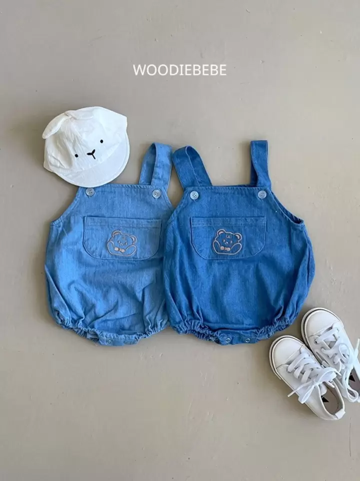 Denim Bear Body Suit Denim Bear Body Suit