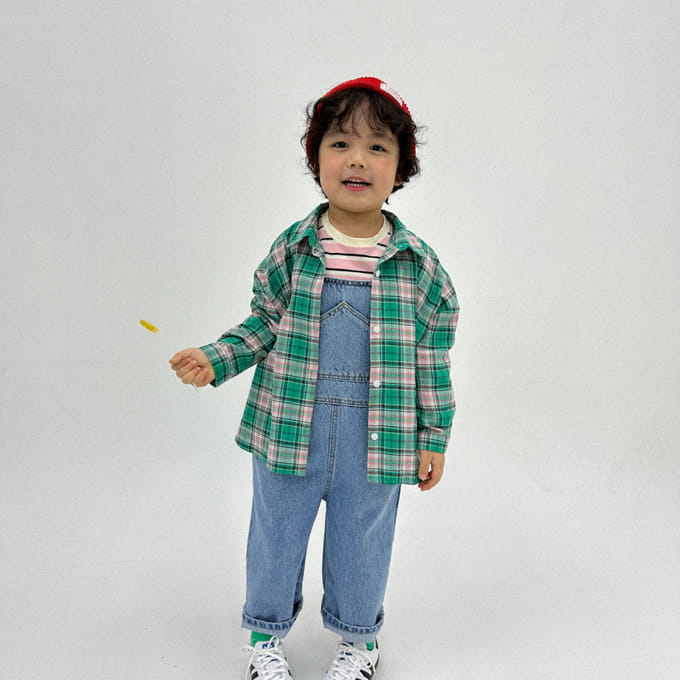 A-Market - Korean Children Fashion - #Kfashion4kids - Big Check Shirt