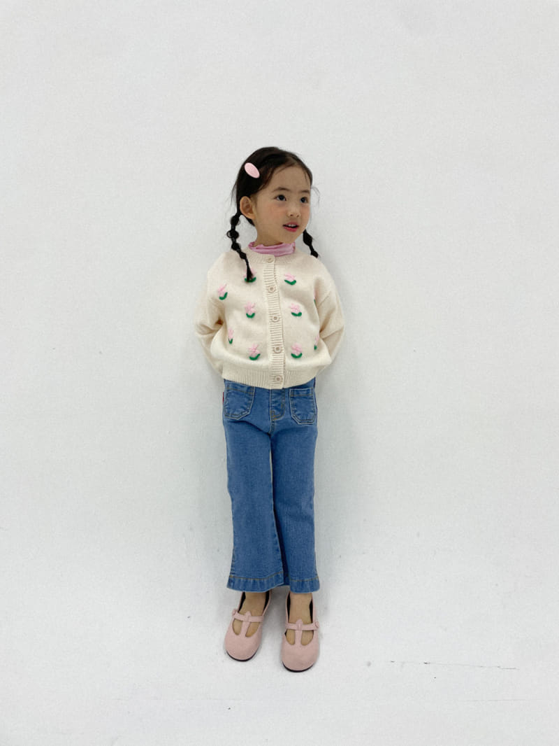 A-Market - Korean Children Fashion - #Kfashion4kids - Slit Denim Boots Cut - 8