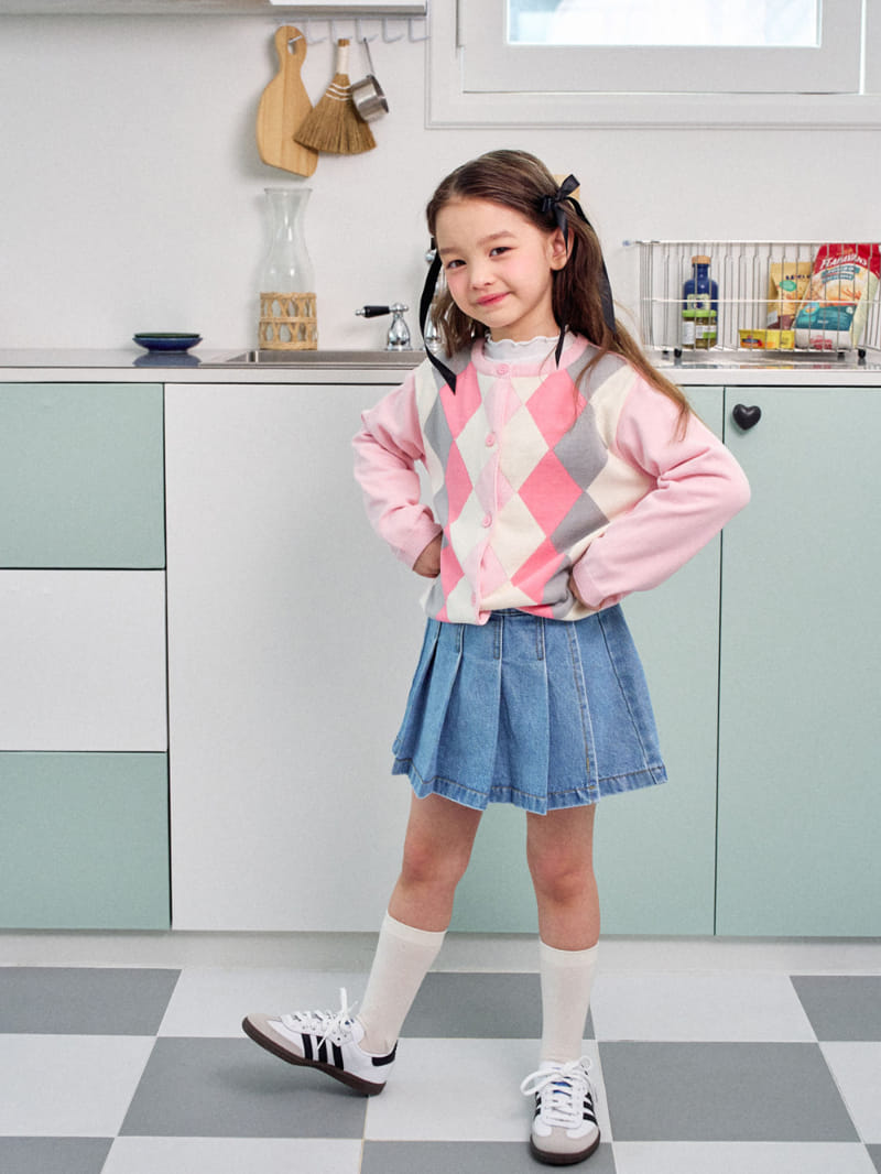 A-Market - Korean Children Fashion - #childofig - Argyle  Cardigan - 7