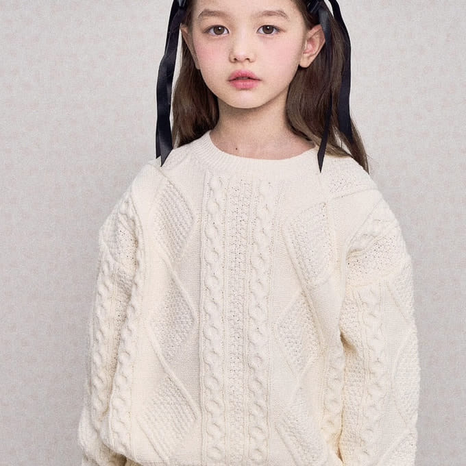 A-Market - Korean Children Fashion - #designkidswear - Round Dia Knit