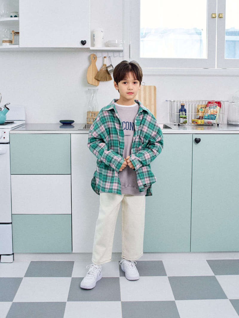 A-Market - Korean Children Fashion - #designkidswear - Big Check Shirt - 11