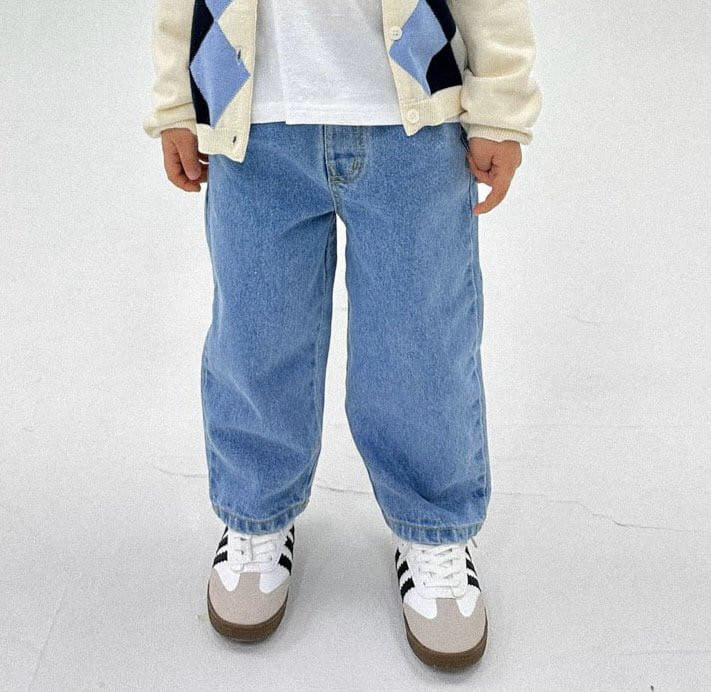 A-Market - Korean Children Fashion - #childrensboutique - 506 Denim Pants - 4